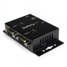 Startech ICUSB2322I Hub Industrial 2 Puertos Serie RS232 a USB Montaje Riel DIN Pared en PcComponentes