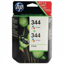 HP 344 Pack 2 Cartuchos Tinta Original Tricolor