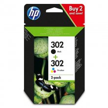 HP 302 Pack 2 Cartuchos Tinta Original Negro/Tricolor en PcComponentes