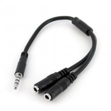 Startech Adaptador Divisor para Auriculares y Micrófono de 3,5mm de 4 Pines a 2x de 3,5mm de 3 Pines en PcComponentes