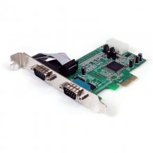 Startech PEX2S553 Tarjeta Adaptadora PCIe 2 Puertos RS232 UART 16950 Serial en PcComponentes
