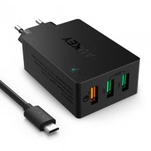Aukey PA-T2 Quick Charge 2.0 Cargador Pared 2+1 USB Reacondicionado en PcComponentes