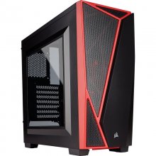 Corsair Carbide Series SPEC-04 USB 3.0 con Ventana Negra/Roja en PcComponentes