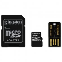Kingston Mobility kit/Multi Kit MicroSDHC 32GB Clase 10 UHS + Adaptador SD + Adaptador USB en PcComponentes