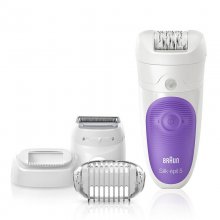 Braun Silk-épil 5 5-541 Depiladora Inalámbrica Wet&Dry + 4 Accesorios en PcComponentes