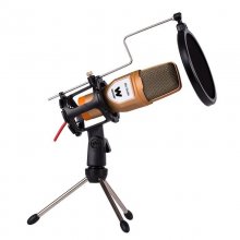 Woxter Mic Studio Micrófono Condensador Dorado en PcComponentes