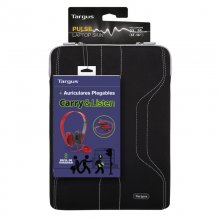 Targus Pack Pulse Funda para Portátiles de 13-14.1" + Auriculares Plegables Carry&Listen Rojos en PcComponentes