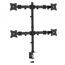 Equip Soporte Doble Brazo Articulado de Mesa para Monitor 13"/27" VESA 100X100 Max 32Kg en PcComponentes