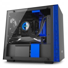 NZXT H200i Cristal Templado USB 3.0 Negra/Azul en PcComponentes