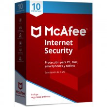 McAfee Internet Security 2018 10 Dispositivos en PcComponentes