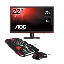 AOC G2260VWQ6 21.5" LED + Tacens Mars Gaming MCP1 Pack Gaming Teclado/Ratón en PcComponentes