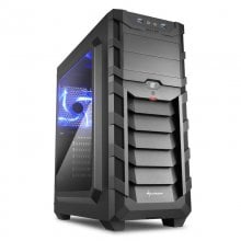 Sharkoon SKILLER SGC1 Ventana Azul en PcComponentes