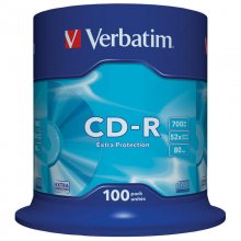 Verbatim CD-R 52X Extra Protection Tarrina 100 Unds Reacondicionado en PcComponentes