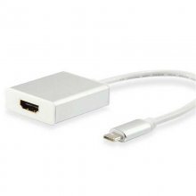 Equip Cabo USB Tipo C Macho para HDMI Fêmea 15cm en PcComponentes