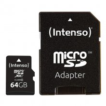 Intenso Tarjeta MicroSD SDXC 64GB Clase 10 en PcComponentes