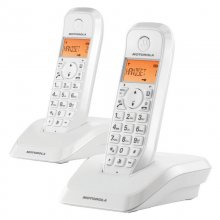 Motorola S1202 Duo Pack 2 Teléfonos Inalámbricos Blancos en PcComponentes