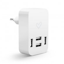 Energy Sistem Home Charger 4.0A Quad USB Cargador de Pared USB 4 Puertos en PcComponentes