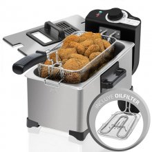 Cecotec CleanFry Full Inox 3L Freidora 3L 2000W Aço Inoxidável en PcComponentes