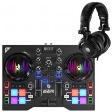 Pack Hercules DJControl Instinct P8 + Auscultadores HDP DJ M 40.1 en PcComponentes
