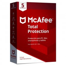 McAfee Total Protection 5 Dispositivos 2018 en PcComponentes