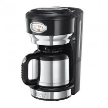 Russell Hobbs Classic Noir Cafetera Retro con Jarra Térmica Reacondicionado en PcComponentes