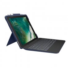 Logitech Slim Combo Funda Azul con Teclado para iPad Pro 10.5" en PcComponentes