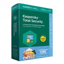 Kaspersky Total Security 3 Licencias 1 Año + Entrada de Cine en PcComponentes