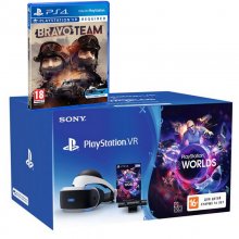 Pack Sony VR Gafas Realidad Virtual + PS4 Camera V2 + VR Worlds PS4 + Bravo Team en PcComponentes