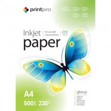 PrintPro Papel Fotográfico High Glossy 230g/m2 A4 500 Unidades en PcComponentes
