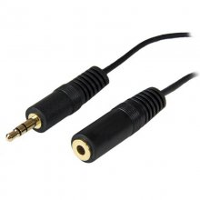 Startech Cable Alargador de Audio Mini Jack 3,5mm para Auriculares Macho/Hembra 3.6m en PcComponentes