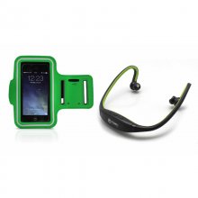 Pack Bracelete e Auriculares Desportivos Bluetooth Verde en PcComponentes