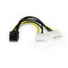 Startech Cabo Adaptador de Alimentação LP4 a PCI Express 8 Pines 15cm en PcComponentes