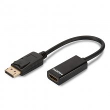 Digitus Cabo Adaptador DisplayPort para HDMI tipo A com Bloqueio Macho/Fêmea 15cm en PcComponentes