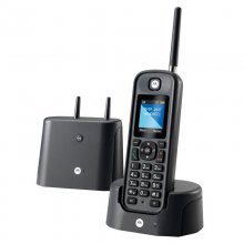 Motorola O201 Teléfono Inalámbrico Largo Alcance Negro en PcComponentes