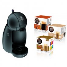 Krups Piccolo Cafetera Dolce Gusto Negro Mate + 3 Packs de Cápsulas de Café en PcComponentes