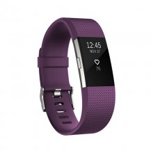 Fitbit Charge 2 Pulsera de Actividad Lila/Plata Grande Reacondicionado en PcComponentes