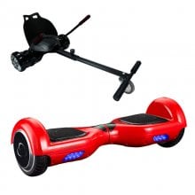 SmartGyro Go-Kart Pack X1s Hoverboard Vermelha + Go-Kart Pro Cadeira para Hoverboard Preta en PcComponentes