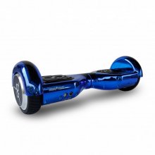 Skateflash K6 Hoverboard Bluetooth Azul Cromado + Bolsa de Transporte en PcComponentes