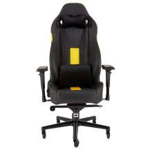 Corsair T2 Road Warrior Silla Gaming Negra/Amarilla en PcComponentes
