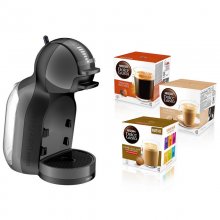 Krups Mini ME Cafetera Dolce Gusto Negra + 3 Packs Cápsulas de Café en PcComponentes