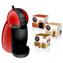Krups Piccolo Cafetera Dolce Gusto Rojo + 3 Packs de Cápsulas de Café en PcComponentes