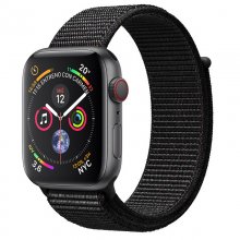 Apple Watch Series 4 GPS + Cellular 40mm Alumínio Cinzento Sideral com Bracelete Loop Preta en PcComponentes