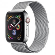 Apple Watch Series 4 GPS + Cellular 40mm Acero Inoxidable Plata con Correa Milanese Plata en PcComponentes