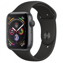 Apple Watch Series 4 GPS 40mm Aluminio Gris Espacial con Correa Deportiva Negra en PcComponentes