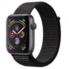 Apple Watch Series 4 GPS 40mm Alumínio Cinzento Sideral com Bracelete Loop Preta en PcComponentes