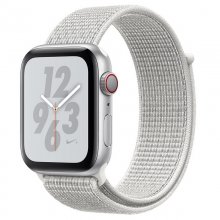 Apple Watch Nike+ Series 4 GPS + Cellular 40mm Aluminio Plata con Correa Loop Nike Blanco Polar en PcComponentes