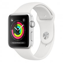 Apple Watch Series 3 GPS 42mm Aluminio Plata Con Correa Deportiva Blanca en PcComponentes