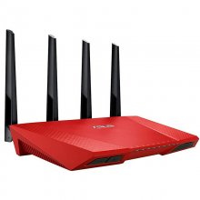 Asus RT-AC87U Router AC2400 Dual Band Rojo en PcComponentes