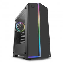 Nox Infinity Neon USB 3.0 Cristal Templado RGB en PcComponentes