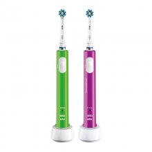 Oral B Pack Pro 600 Cross Action Cepillos Dentales Verde + Morado en PcComponentes